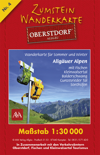 Zumstein Wanderkarte Oberstdorf