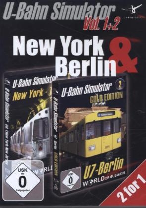 Hot Price - U-Bahn Simulator New York & Berlin. Vol.1+2, 1 CD-ROM