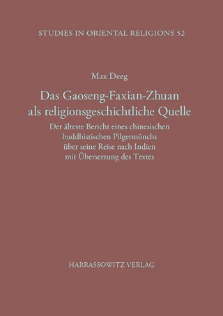 Das Gaoseng-Faxian-zhuan als religionsgeschichtliche Quelle