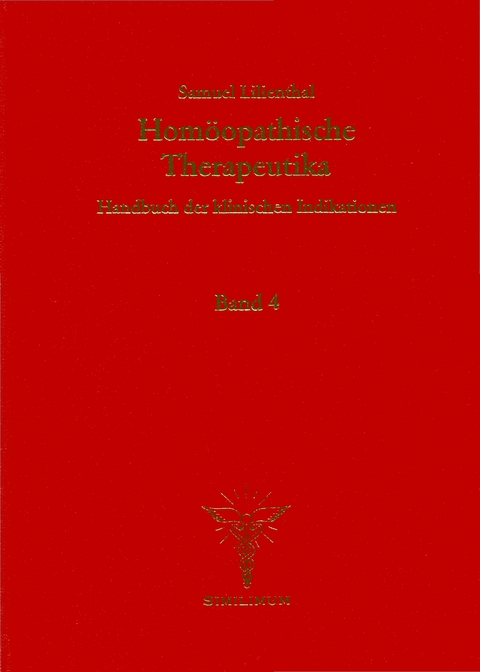 Hom&ouml;opathische Therapeutika - Samuel Lilienthal