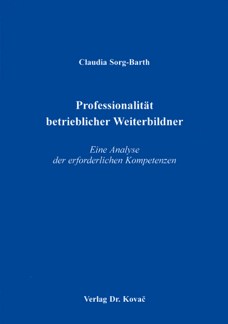 Professionalität betrieblicher Weiterbildner