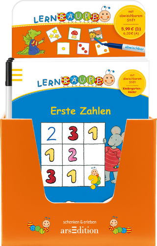 Display Lernraupe mit Stift