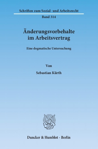 Änderungsvorbehalte im Arbeitsvertrag.
