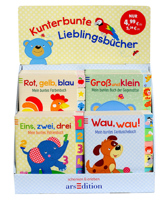 Display Kunterbunte Lieblingsbücher