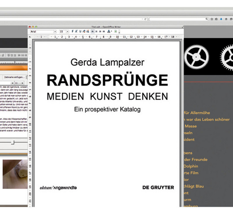 RANDSPR&Uuml;NGE - Medien Kunst Denken - Gerda Lampalzer