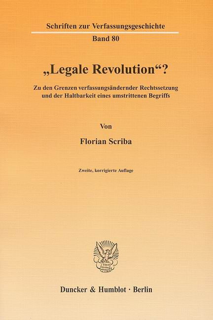 Legale Revolution? - Florian Scriba