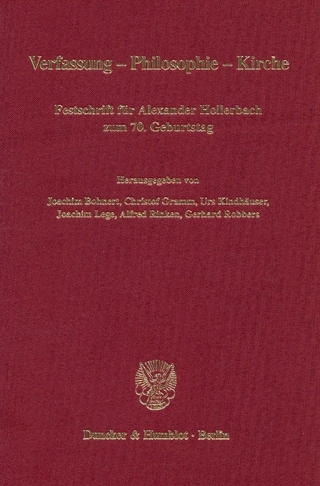 Verfassung - Philosophie - Kirche.