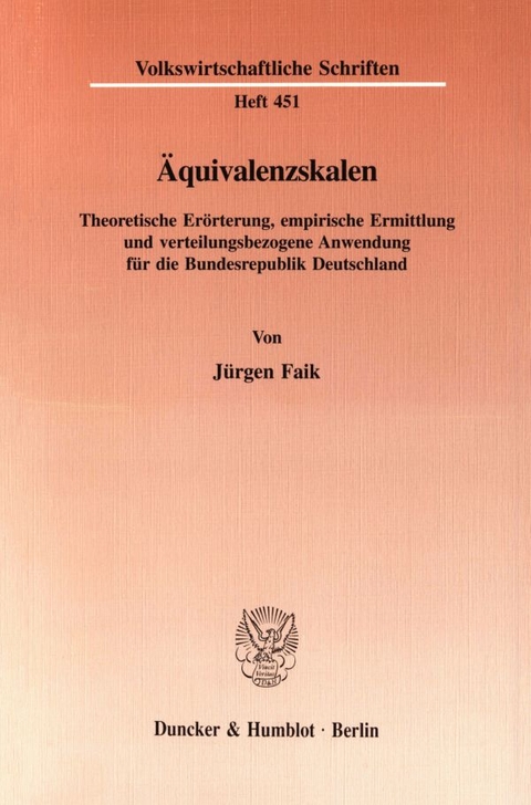 &Auml;quivalenzskalen. - J&uuml;rgen Faik