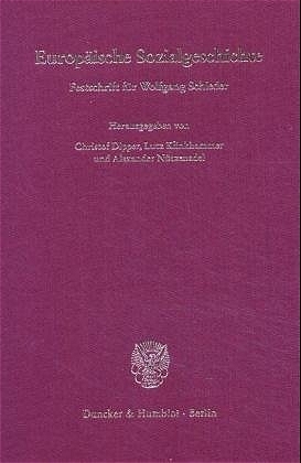 Europ&auml;ische Sozialgeschichte. - 