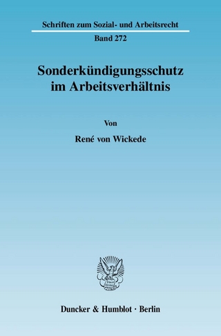 Sonderkündigungsschutz im Arbeitsverhältnis.