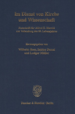 Im Dienst von Kirche und Wissenschaft.