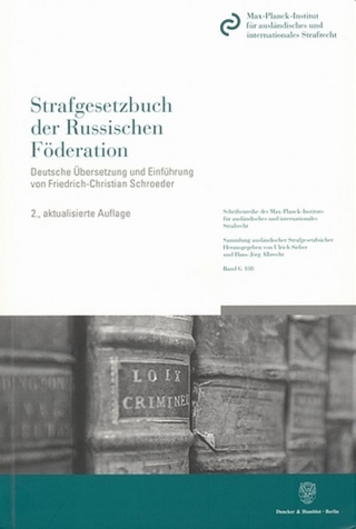 Strafgesetzbuch der Russischen Föderation.