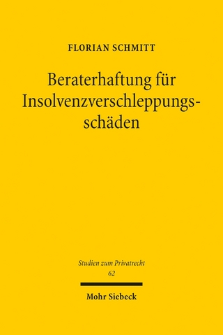 Beraterhaftung für Insolvenzverschleppungsschäden