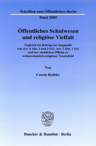 Öffentliches Schulwesen und religiöse Vielfalt.