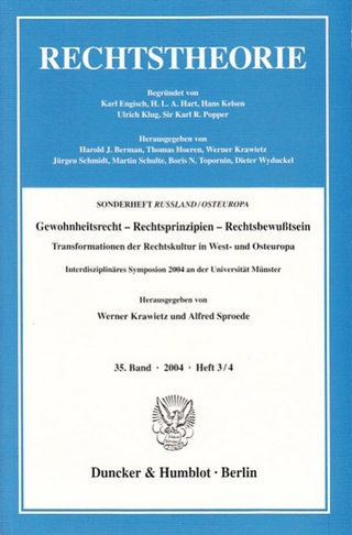 Gewohnheitsrecht – Rechtsprinzipien – Rechtsbewußtsein.