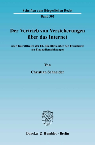 Der Vertrieb von Versicherungen über das Internet