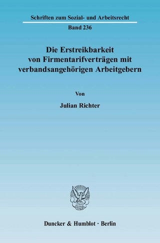 Die Erstreikbarkeit von Firmentarifverträgen mit verbandsangehörigen Arbeitgebern.