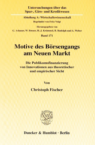 Motive des Börsengangs am Neuen Markt.