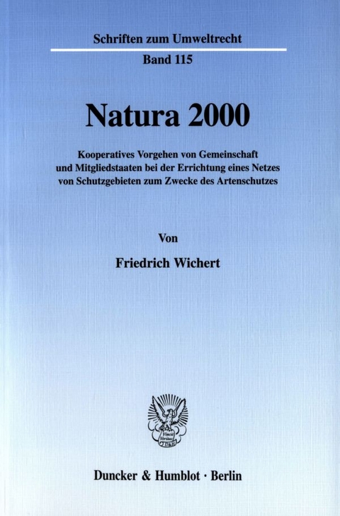Natura 2000. - Friedrich Wichert