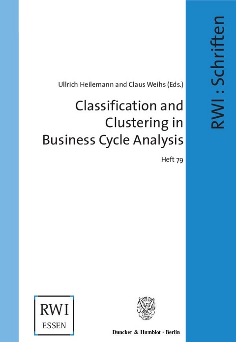Classification and Clustering in Business Cycle Analysis. - 