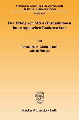 Der Erfolg von M&A-Transaktionen im europäischen Bankensektor.