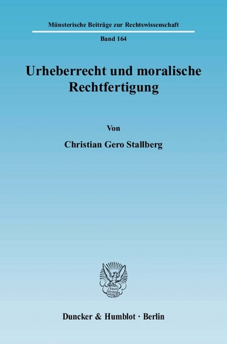 Urheberrecht und moralische Rechtfertigung.