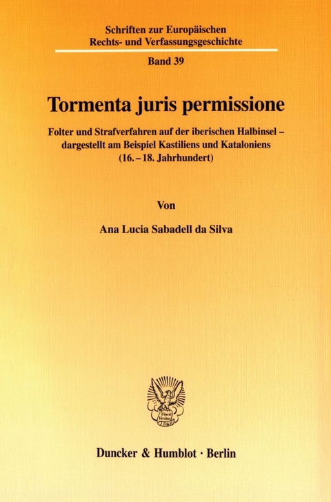Tormenta juris permissione. - Ana Lucia Sabadell da Silva