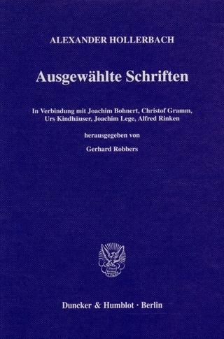 Ausgewählte Schriften.