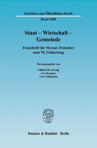 Staat - Wirtschaft - Gemeinde.