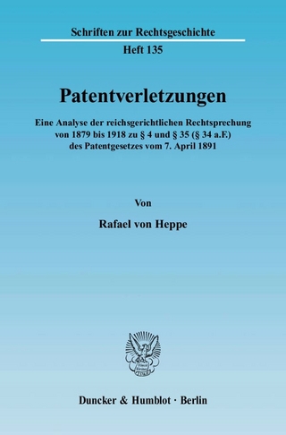 Patentverletzungen.
