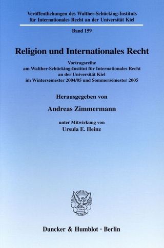Religion und Internationales Recht.