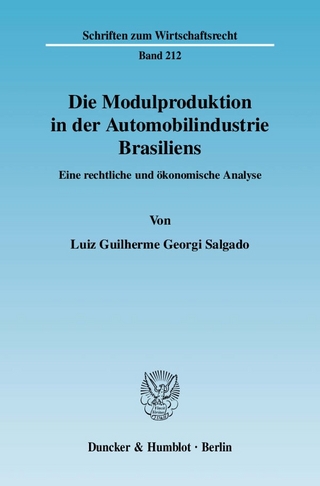 Die Modulproduktion in der Automobilindustrie Brasiliens.