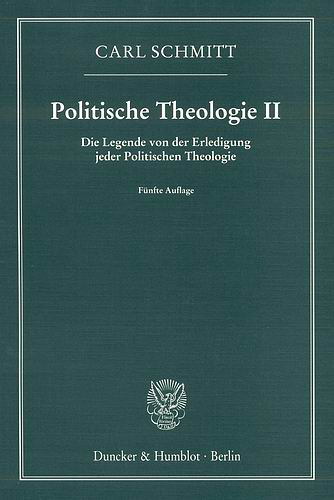 Politische Theologie II. - Carl Schmitt