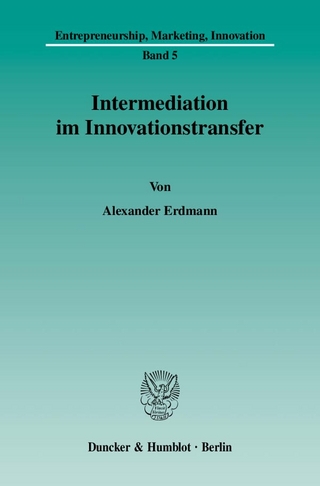 Intermediation im Innovationstransfer.