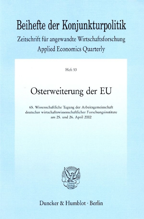 Osterweiterung der EU.