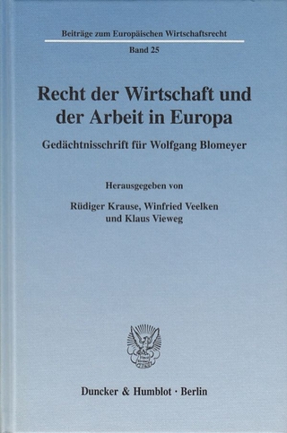 Recht der Wirtschaft und der Arbeit in Europa.