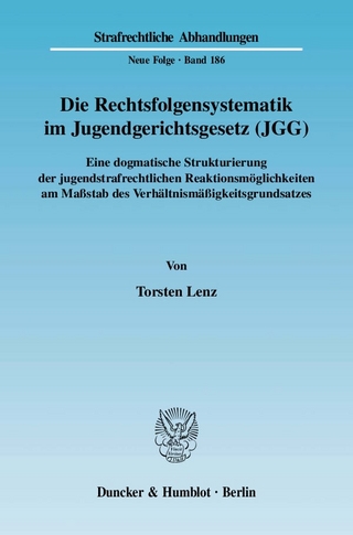 Die Rechtsfolgensystematik im Jugendgerichtsgesetz (JGG).