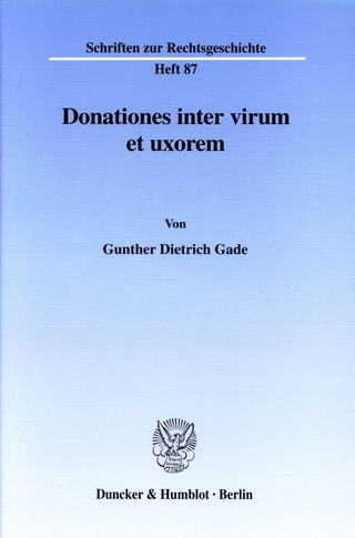 Donationes inter virum et uxorem.