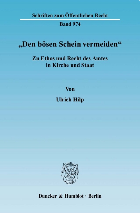 "Den b&ouml;sen Schein vermeiden". - Ulrich Hilp