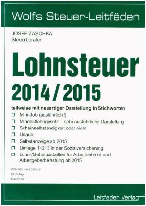 Lohnsteuer 2014 / 2015