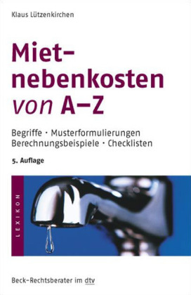 Mietnebenkosten von A - Z