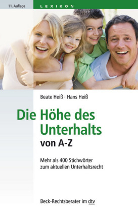 Die H&ouml;he des Unterhalts von A - Z - Beate Hei&szlig;, Hans Hei&szlig;