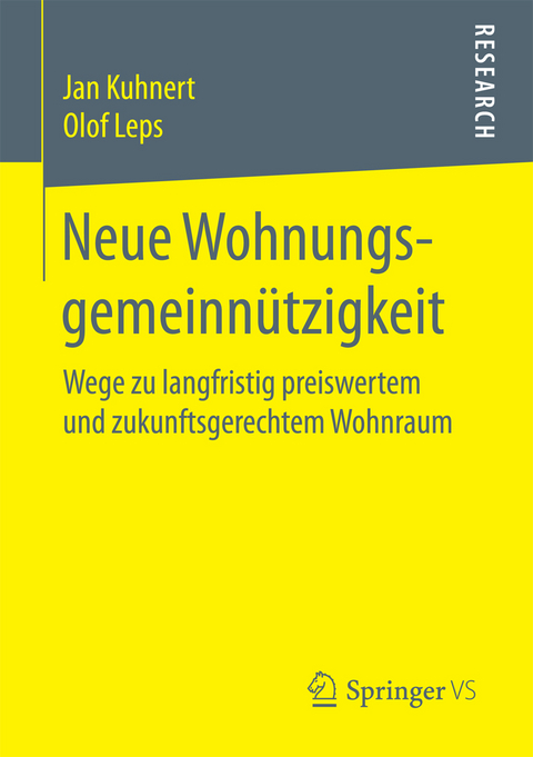 Neue Wohnungsgemeinn&uuml;tzigkeit - Jan Kuhnert, Olof Leps
