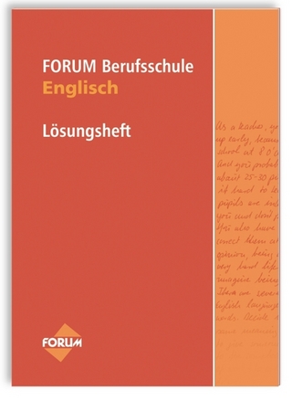 Forum Berufsschule Lösungsheft Englisch