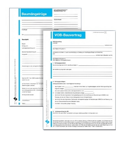 Sortimentsmappe für den Bauleiter nach VOB 2006