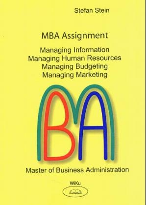 MBA Assignment - Stefan Stein