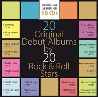 20 Original Debut-Albums by 20 Rock & Roll Stars, 10 Audio-CDs -  Various