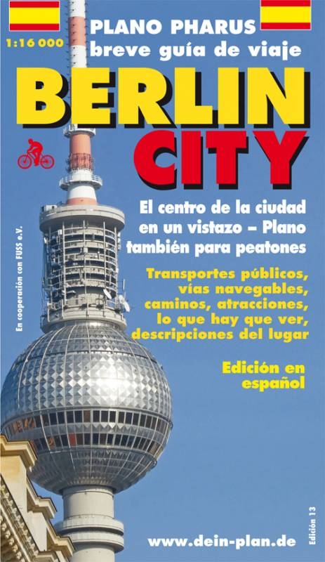 PLANO PHARUS breve gu&iacute;a de viaje Berlin City (Edici&oacute;n en espanol)) - 