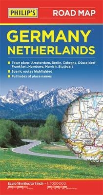 Philip's Germany and Netherlands Road Map -  Philip's Maps