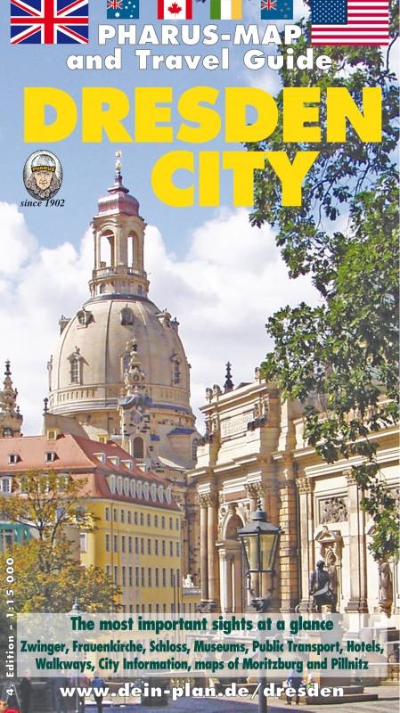 Pharus Map and Travel Guide Dresden City